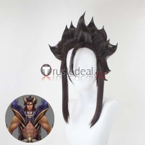 League of Legends LOL Obsidian Dragon Skin Sett Spirit Blossom Skin Cassiopeia Fiend Queller Yone Black Purple Green Styled Cosplay Wig