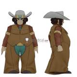 Pokemon Gym Leader Clay Cosplay Costume
