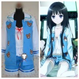 Kamisama no Memochou Alice Yuuko Shionji Pajamas Blue Cosplay Costume