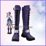 Overwatch Kiriko Mei Rainy Day LE SSERAFIM Antifragile Skin Pink Black Purple Cosplay Boots Shoes