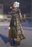 Overwatch Kiriko Mei Rainy Day LE SSERAFIM Antifragile Skin Pink Black Purple Cosplay Boots Shoes
