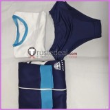 Blue Archive Sunaookami Shiroko Takanashi Hoshino Sports Set Blue Cosplay Costumes