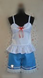 Kamisama no Memochou Alice Yuuko Shionji Pajamas Blue Cosplay Costume