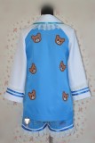 Kamisama no Memochou Alice Yuuko Shionji Pajamas Blue Cosplay Costume