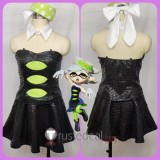 Splatoon Marie Black Dress Cosplay Costume