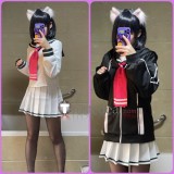 Blue Archive After School Sweets Club Kyouyama Kazusa Sailor Set Blue Black Cosplay Costumes