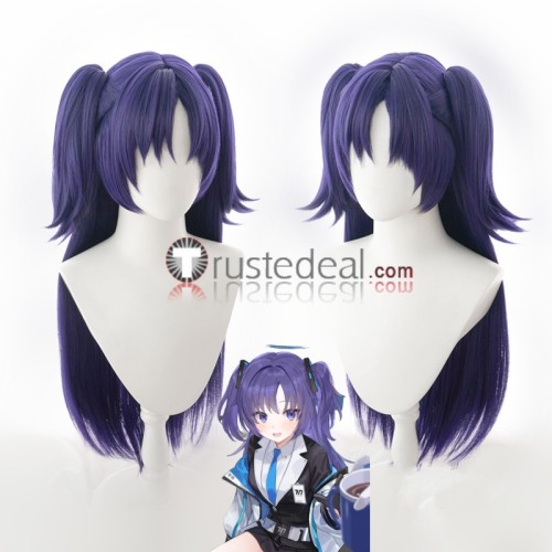 Blue Archive Hayase Yuuka Kyoyama Kazusa Yutori Natsu Purple Black Pink Cosplay Wigs