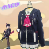 Blue Archive After School Sweets Club Kyouyama Kazusa Sailor Set Blue Black Cosplay Costumes