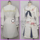 Blue Archive Disciplinary Committee Leader Sorasaki Hina White Formula Set Cosplay Costume