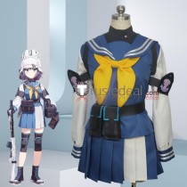 Blue Archive SRT RABBIT Team Sorai Saki Sailor Set Blue Cosplay Costume