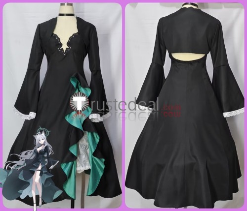Blue Archive Shiroko Terror Black Formal Dress Cosplay Costume
