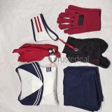Blue Archive FOX Platoon Shichido Yukino Sailor Set Blue Cosplay Costume