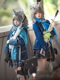 Blue Archive Countermeasures Committee Sunaookami Shiroko Uniform Dark Blue Cosplay Costume