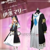 Blue Archive Sisterhood Iochi Mari Nun Robe Black White Dress Cosplay Costume