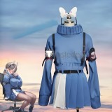 Blue Archive SRT RABBIT Team Kazekura Moe Blue Set Cosplay Costume