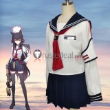 Blue Archive FOX Platoon Shichido Yukino Sailor Set Blue Cosplay Costume