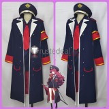 Blue Archive Pandemonium Society Natsume Iroha Military Uniform Dark Blue Cosplay Costume