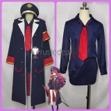 Blue Archive Pandemonium Society Natsume Iroha Military Uniform Dark Blue Cosplay Costume