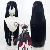 Blue Archive Pandemonium Society Motomiya Chiaki Military Uniform Black Cosplay Costume