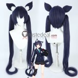 Blue Archive Countermeasures Committee Kuromi Serika Uniform Dark Blue Cosplay Costume