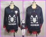 Blue Archive Handyman 68 Onikata Kayoko Daily Outfit Hoodie Blue Black Cosplay Costume