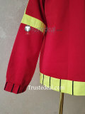Digimon Universe Appli Monsters Shinkai Haru Red Coat Cosplay Costume