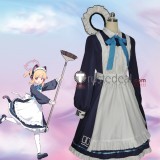 Blue Archive Game Development Department Tendou Alice Saiba Midori Saiba Momoi Maid Dark Blue Cosplay Costumes