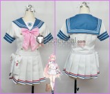 Blue Archive Supplementary Lessons Department Urawa Hanako Sailor Set White Cosplay Costume