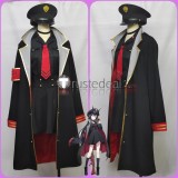 Blue Archive Pandemonium Society Motomiya Chiaki Military Uniform Black Cosplay Costume