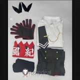 Blue Archive Disciplinary Committee Shiromi Iori Uniform Black White Cosplay Costume
