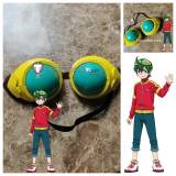 Digimon Universe Appli Monsters Shinkai Haru Green Goggles Cosplay Props Accessory