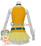 Vocaloid Megpoid Gumi Formula Orange Yellow Cosplay Costume