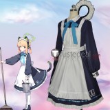 Blue Archive Game Development Department Tendou Alice Saiba Midori Saiba Momoi Maid Dark Blue Cosplay Costumes