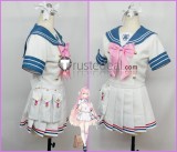 Blue Archive Supplementary Lessons Department Urawa Hanako Sailor Set White Cosplay Costume