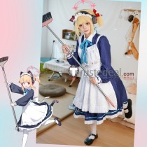 Blue Archive Game Development Department Tendou Alice Saiba Midori Saiba Momoi Maid Dark Blue Cosplay Costumes