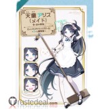 Blue Archive Game Development Department Tendou Alice Saiba Midori Saiba Momoi Maid Dark Blue Cosplay Costumes