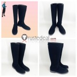 World Trigger Yuma Kuga Chika Amatori Hyuse Black Cosplay Shoes Boots