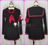 Blue Archive Justice Realization Committee Nakamasa Ichika Sailor Set Black Cosplay Costumes