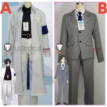 Blue Archive Sensei White Set Grey Suit Cosplay Costumes