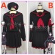 Blue Archive Justice Realization Committee Nakamasa Ichika Sailor Set Black Cosplay Costumes