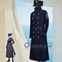Blue Archive Highlander Railroad Academy Supervision Office Asagiri Suou Uniform Dark Blue Cosplay Costume