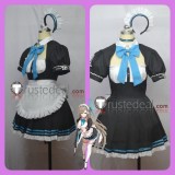 Blue Archive C&C Ichinose Asuna Kakudate Karin Maid Blue Black Cosplay Costumes