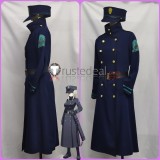 Blue Archive Highlander Railroad Academy Supervision Office Asagiri Suou Uniform Dark Blue Cosplay Costume