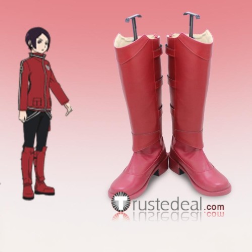 World Trigger Kirie Konami Arashiyama Squad Ai Kitora Green Red Cosplay Shoes Boots