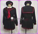 Blue Archive Justice Realization Committee Nakamasa Ichika Sailor Set Black Cosplay Costumes