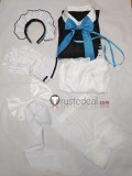 Blue Archive C&C Ichinose Asuna Kakudate Karin Maid Blue Black Cosplay Costumes