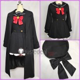 Blue Archive Smiling Professor Uniform Black Cosplay Costume