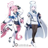 Blue Archive Seminar Kurosaki Koyuki Ushio Noa White Set Cosplay Costumes