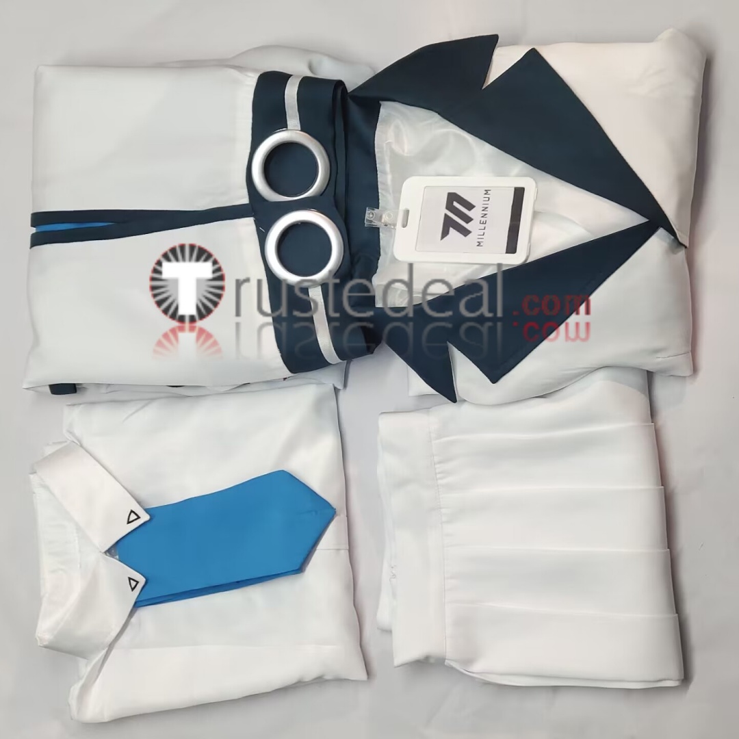 Blue Archive Seminar Kurosaki Koyuki Ushio Noa White Set Cosplay