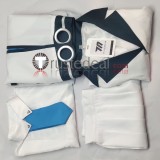Blue Archive Seminar Kurosaki Koyuki Ushio Noa White Set Cosplay Costumes